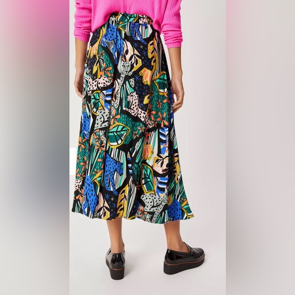 Anthropologie X Masha Volnova Saoirse Tiered Midi Skirt Medium - Picture 2 of 16